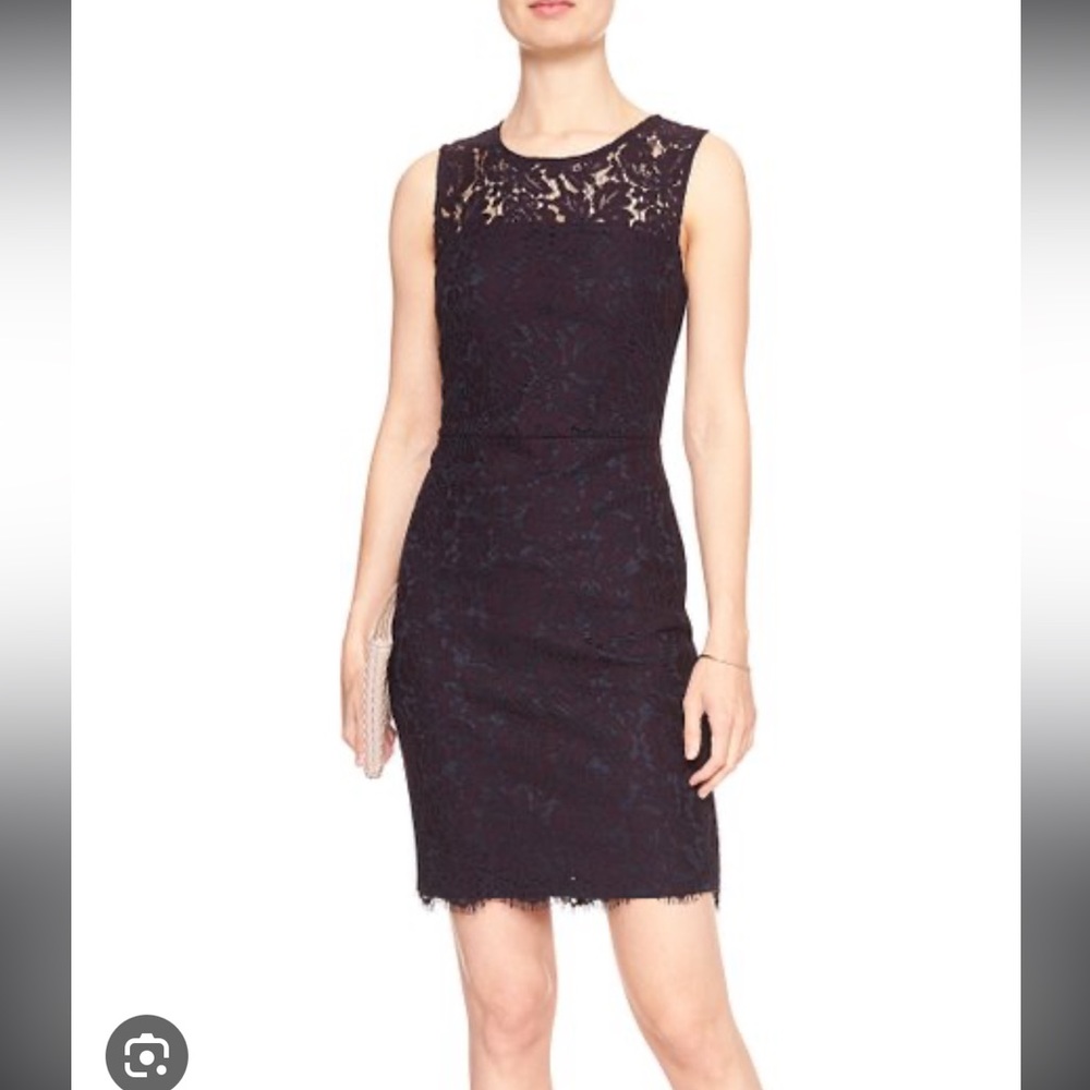 BNWT Banana Republic Factory Lace Sheath Dress